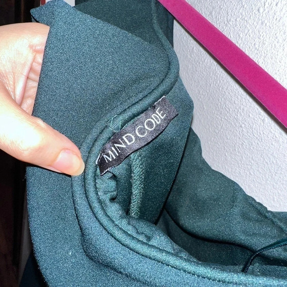 Mind Code Women Off the Shoulder Green Ruffled Mini Dress Size S - Picture 5 of 9